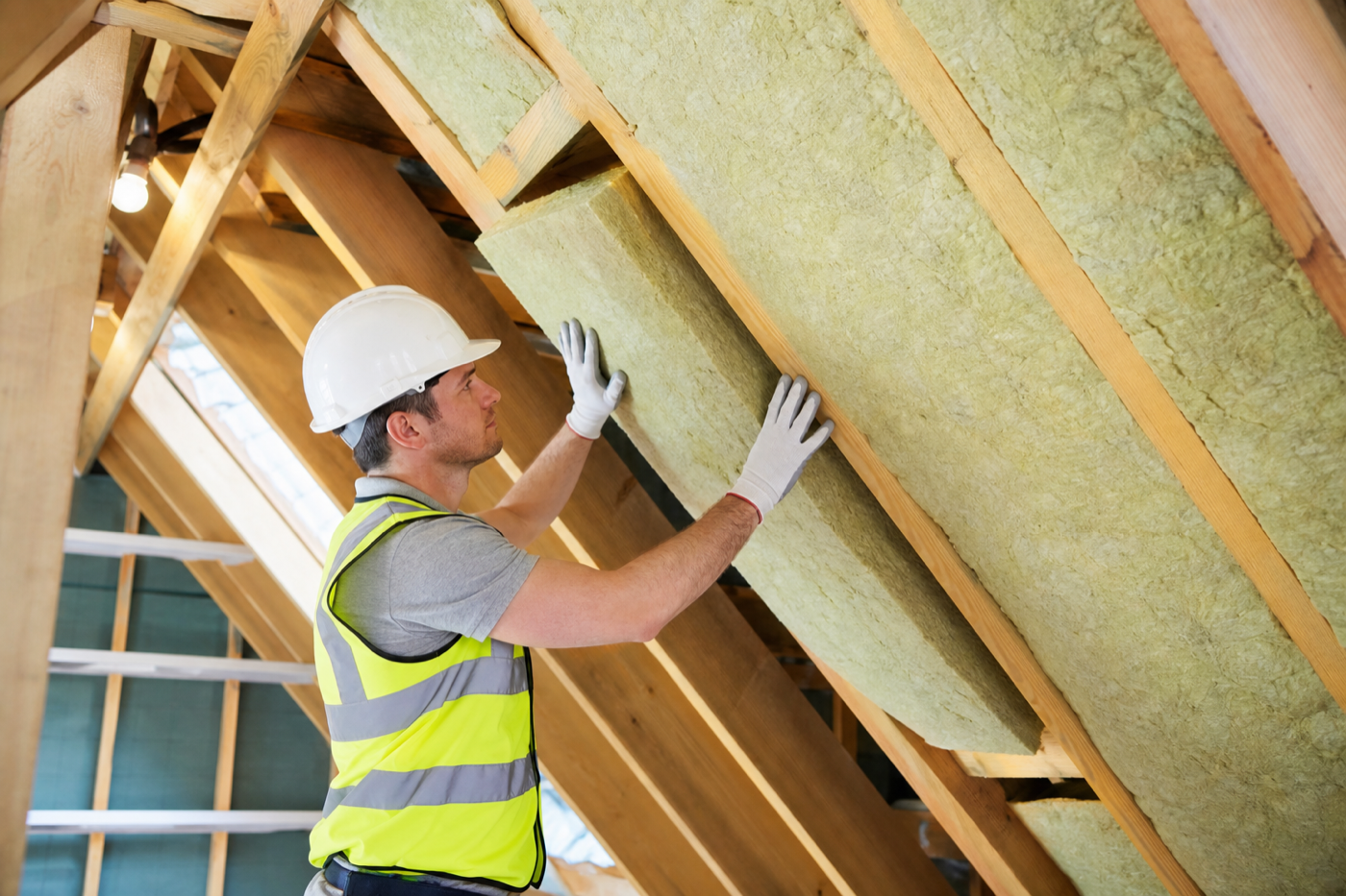 Travaux d'isolation sous toiture